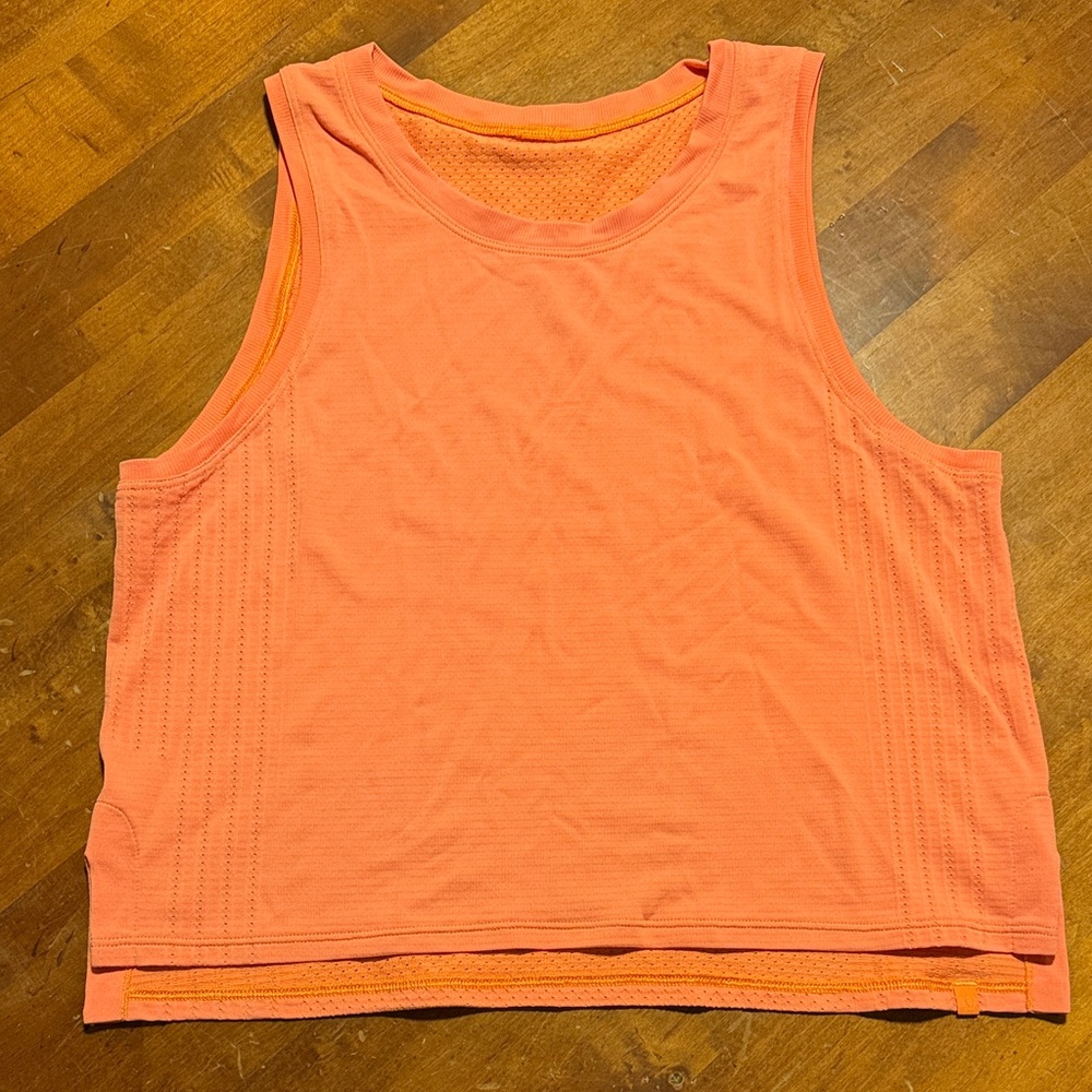 Women's Sleeveless Orange Top